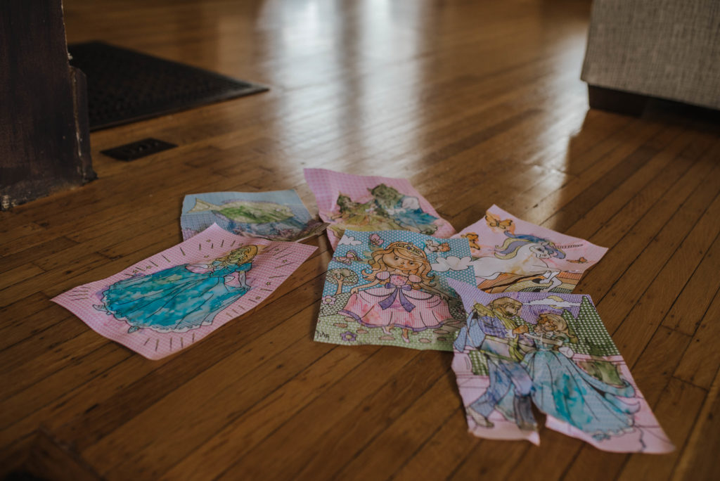 paintings that toddler girls made