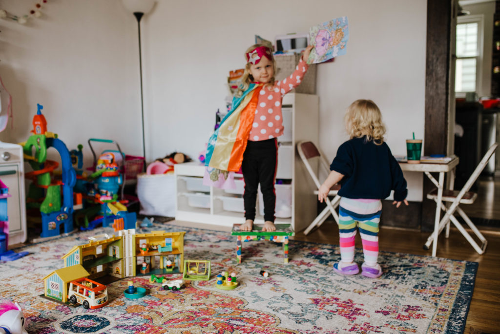 In-Home toddler Lifestyle session