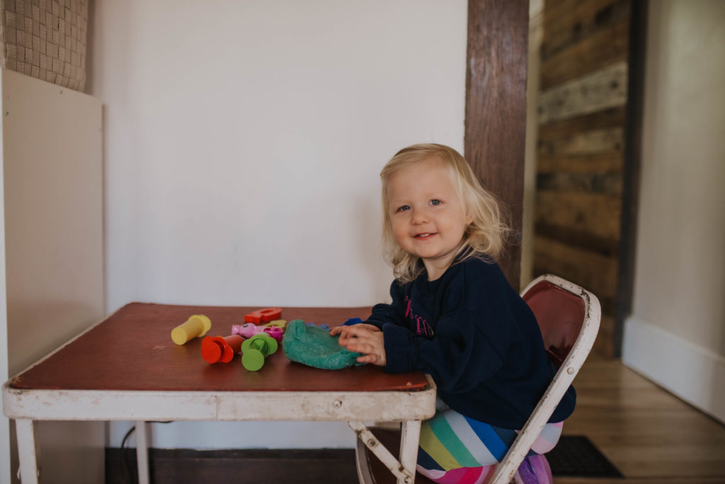 In-Home toddler Lifestyle session