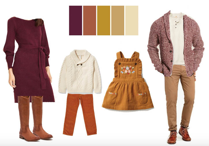 Fall outfits for families